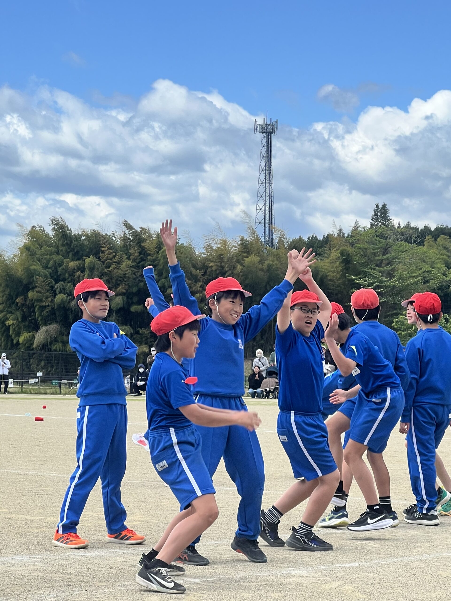 小学校最後の運動会で選手宣誓をする息子